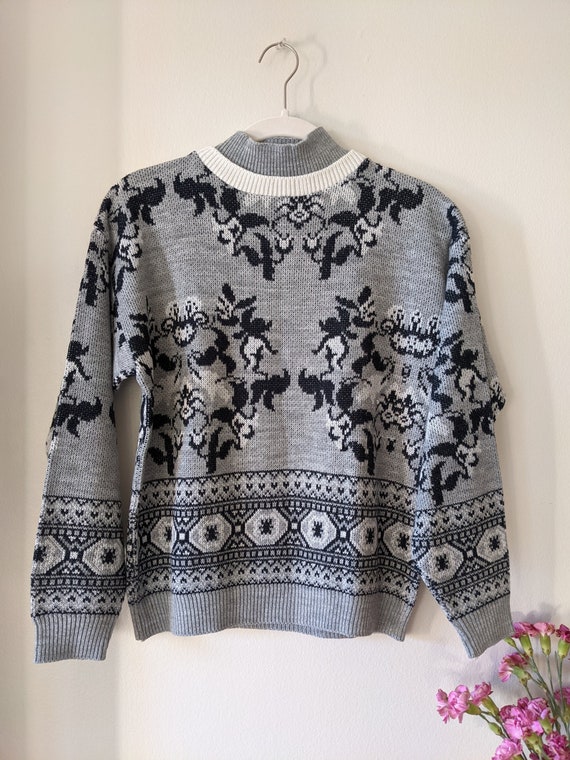 Vintage Ski Sweater, Diane von Furstenberg, Victor