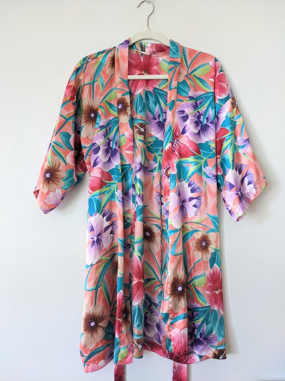 Silk Floral Duster (S)