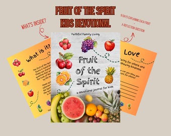 Fruit of the Spirit Kids Bible Study: Printable Lesson (Digital Download)