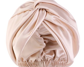 Silk Turban Headwrap | boho | chemo gift| Solid colors print Head wrap | Satin pre-tied headscarf | chemo hat |alopecia cap Buy 2 get 1 free