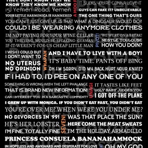 Friends Poster; Digital Print; Quotes; Wall Decor; TV SHOW