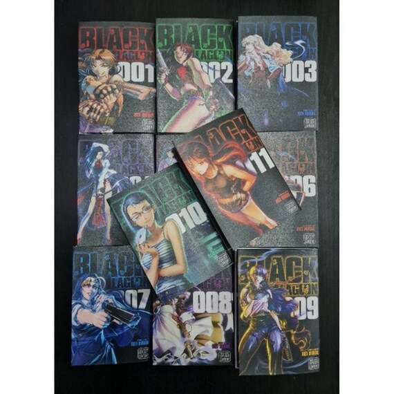 Comic Full Set Book Anime Black Lagoon Volume 1 11 New Set Etsy
