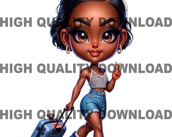 Melanin Girlfriends Trip PNG, Divas Clipart, Soul Sisters (Digital Download)