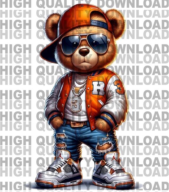 Orange teddy bear jacket discount