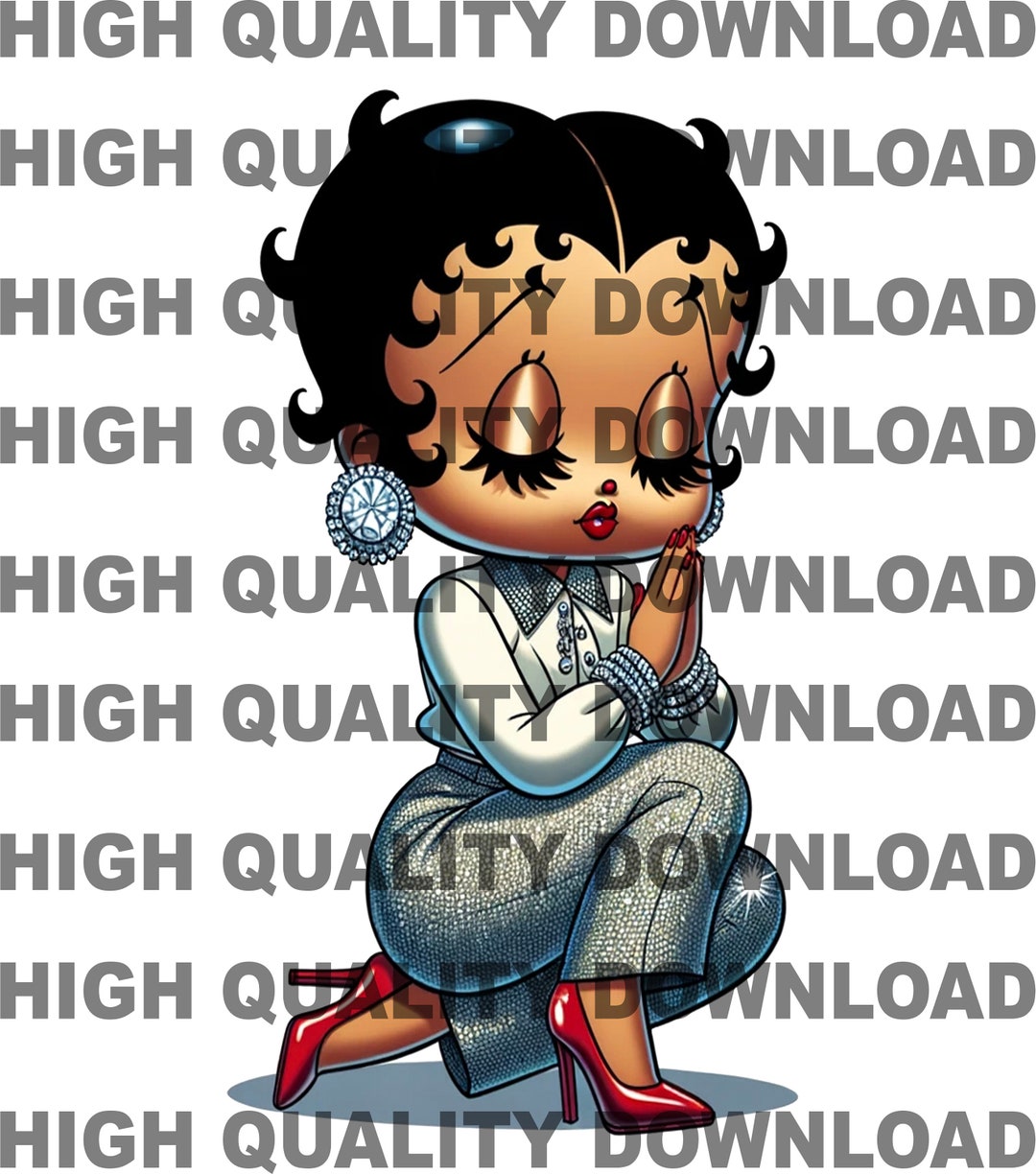 Praying Betty Boop PNG, Religious Cartoon (digital Download) - Etsy