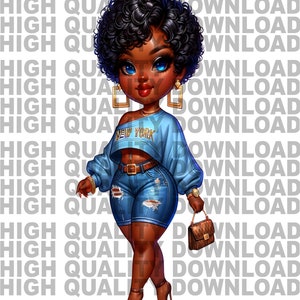 Jefa de Nueva York, Black Betty, Betty png, Caricatura femenina, Chica, Chica jefa, sublimación, Descarga digital, png, Piel de Chibi, Con curvas png