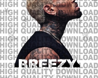 Pacchetto PNG Chris Brown 1111 Tour 2024: Breezy Bowl XX (file digitale)