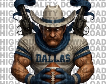 Dallas Football 3D PNG – High-Def Digital Download - Personal & Commercial Use