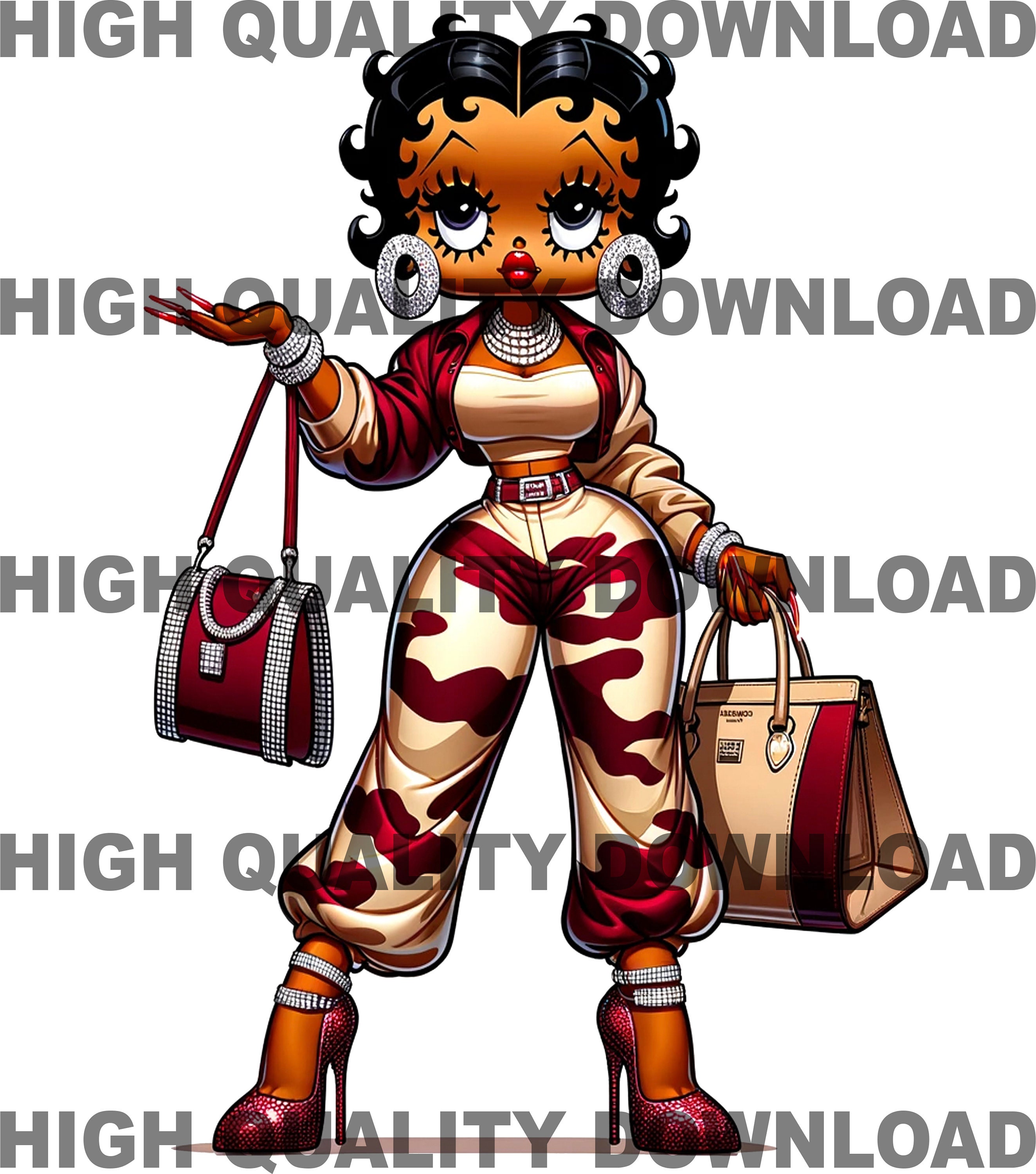 ブラック ベティ ブープ PNG、少女漫画、昇華（デジタルダウンロード