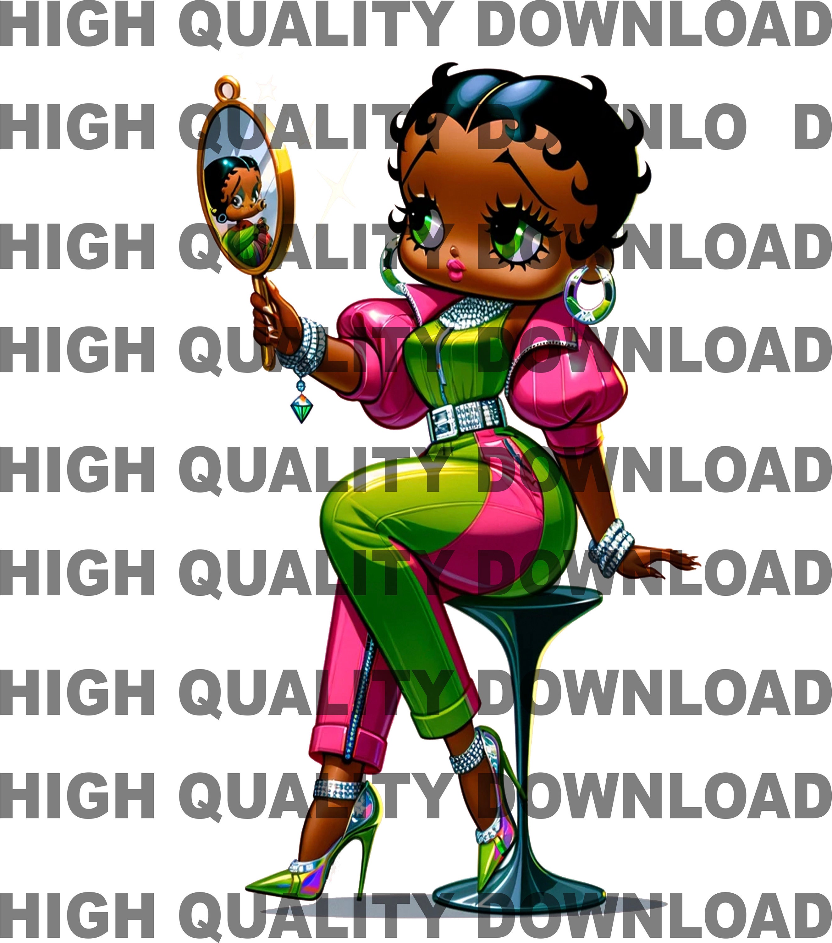 Black Betty Boop Png, Black Betty, Betty Png, Female, Girl Cartoon ...