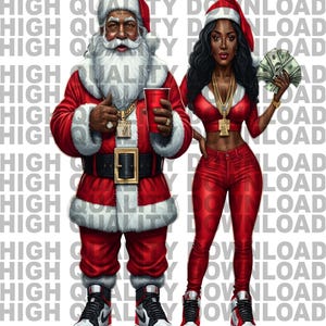 Santa Clause Christmas Digital download, Christmas png, Santa Claus, Mrs Clause