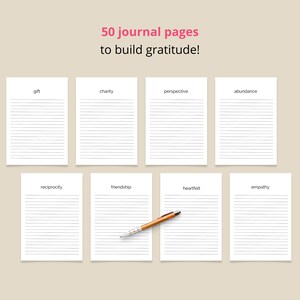 Gratitude Journal One Word Affirmation Journal for Gratitude image 3