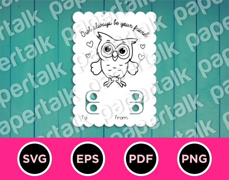 Valentine's Coloring Cards SVG Bundlecrayon Holder Etsy