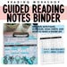 Guided Reading Notes Binder | Ready to Go, Schedules, Binder Cover ...