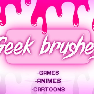 50 beste Geek und Anime Procreate Pinsel