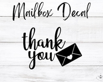 Mailbox Aufkleber - Danke Aufkleber für Mailbox - Mail Appreciation