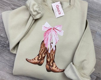 Felpa Western Coquette, Felpa Estetica Coquette, Western Vintage, Camicia Country, Regalo Cowgirl, Regalo Western, Felpa Carina