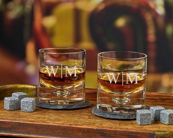 Whiskey Glasses Personalized | Custom Whiskey Glasses | Bourbon Glass | Personalized Rocks Glass | Crystal Whiskey Glasses | Tasting Glasses