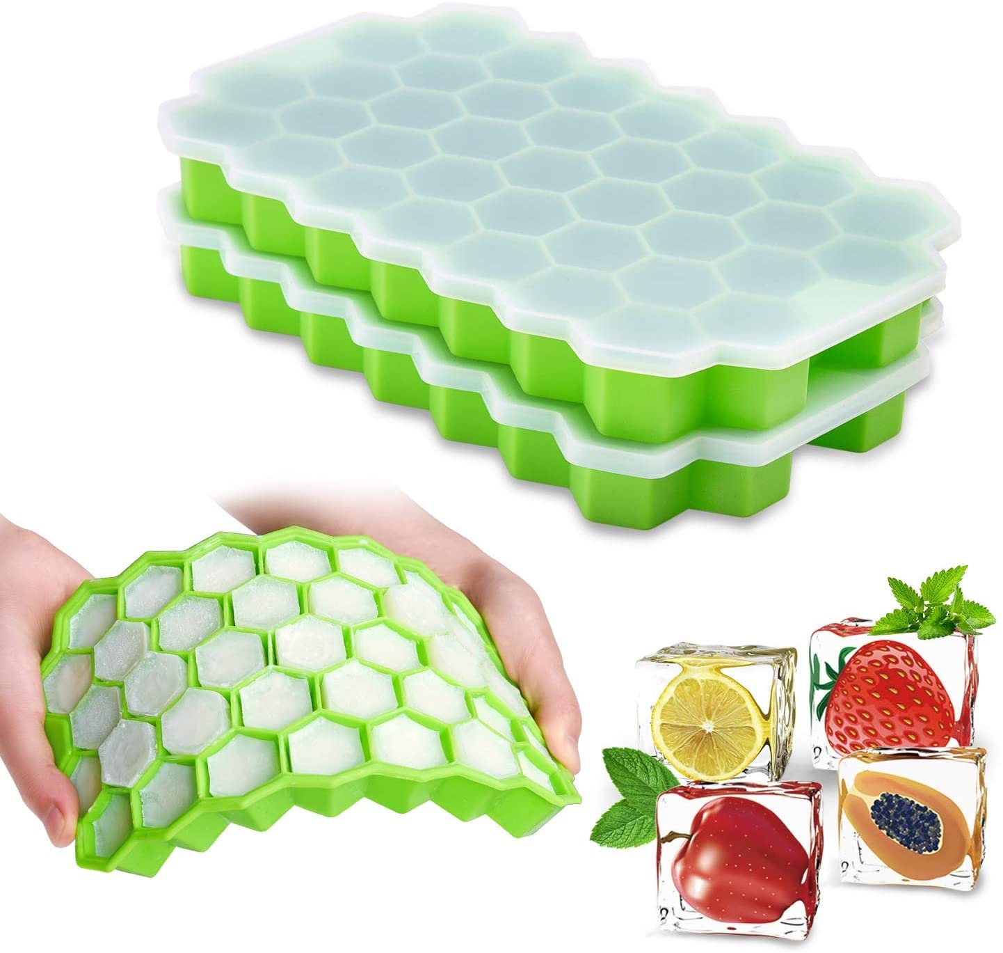 Ice Tray With Lids 
