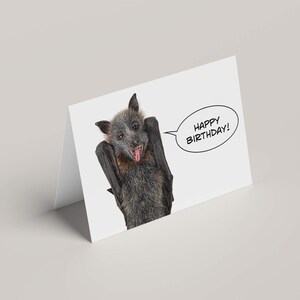 Flying Fox "Happy Birthday" Greeting Card