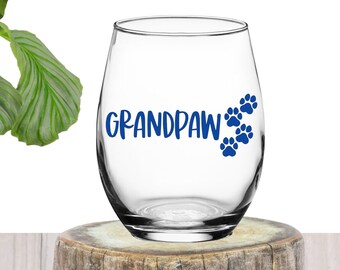 Grandpaw | Father's Day Gift | Dog Gift for Dad | Cat Gift for Dad | Fur Dad Gift | Pet Sitting Gift | Dad Gift from Daughter | Dad Gift