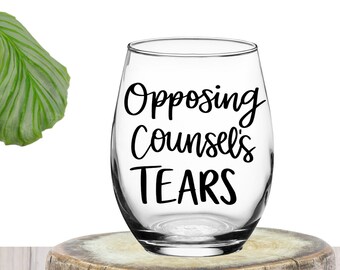 Lawyer Gift | Lawyer Wine Glass | Gift for Lawyer | Law Student Gift | Law School Gift | Law Gift | Law Wine Glass | Wine Glass for Lawyer