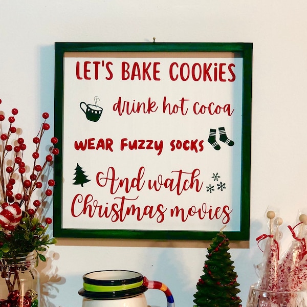 Christmas Wood Sign | Christmas Wall Decor | Kitchen Christmas Sign | Merry Christmas | Christmas Decor | Christmas Sign | Holiday Decor