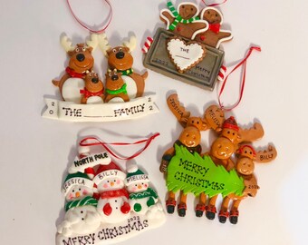 Personalized Family Christmas Ornament | Christmas Gift | Christmas Decoration | Christmas Ornament | Family Christmas Keepsake