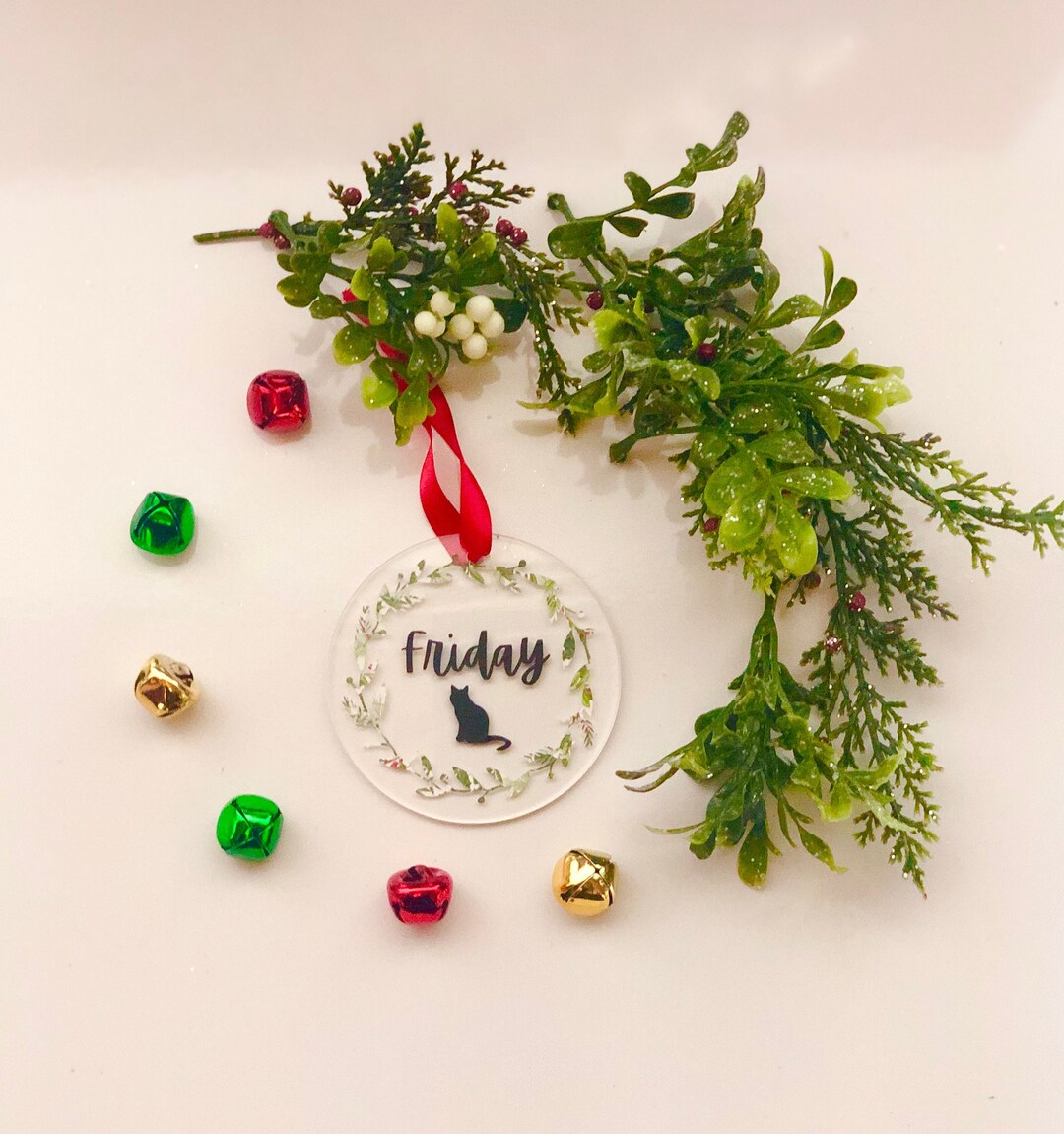 Custom Cat Ornament | Personalized Cat Christmas Ornament | Christmas ...