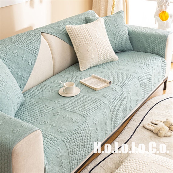 Soft Cotton Sofa Cover,soft Minimalist Non-slip Washable Cushion