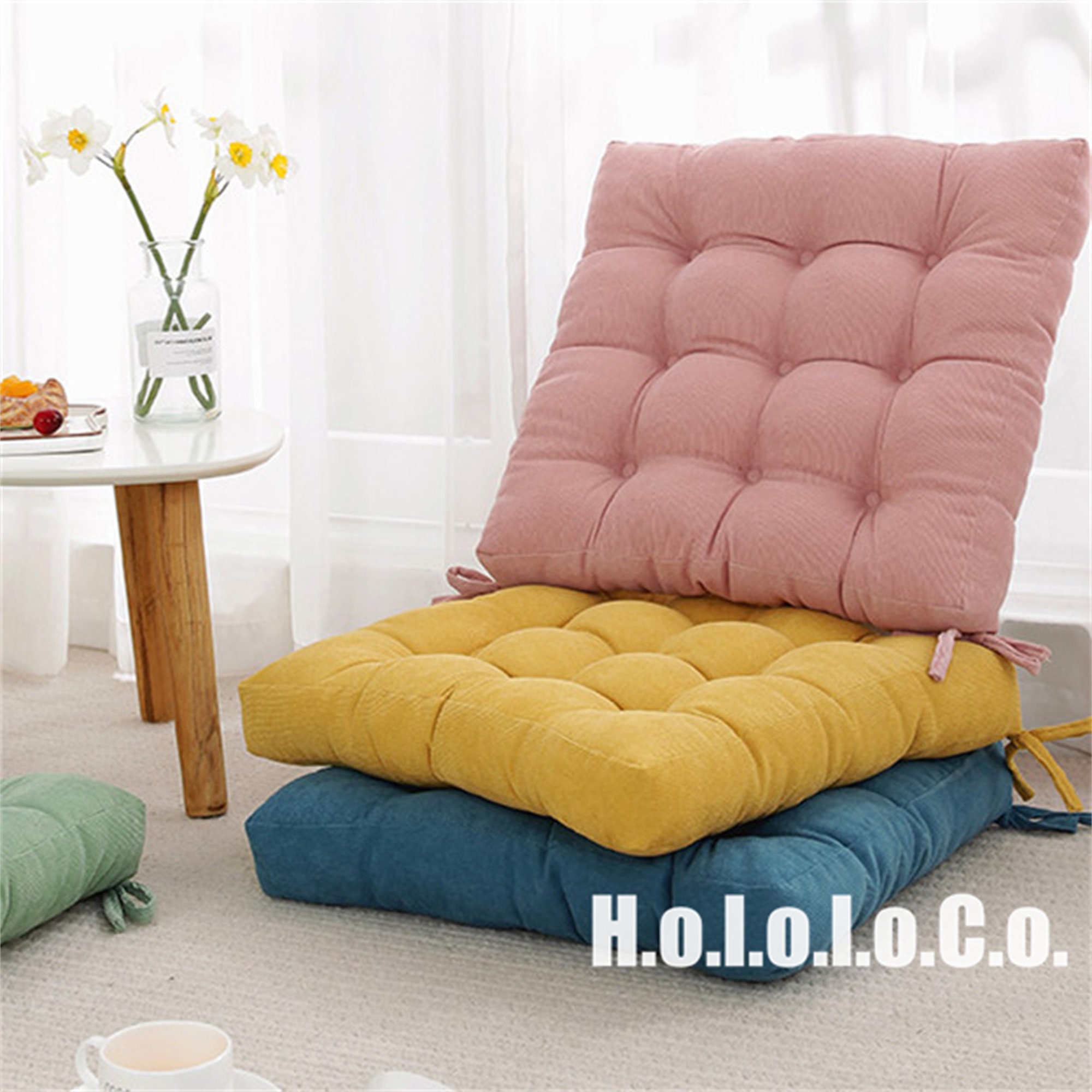 22 Thicken Corduroy Chair Cushion Round Seat Chair Cushion-square Seat  Cushion/sofa Cushion,chair Pads/meditation Chair Pad,floor Cushion 