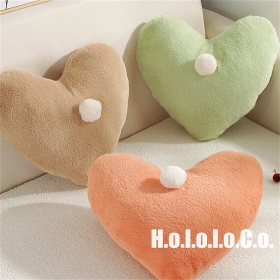 Heart shaped soft clearance pillow