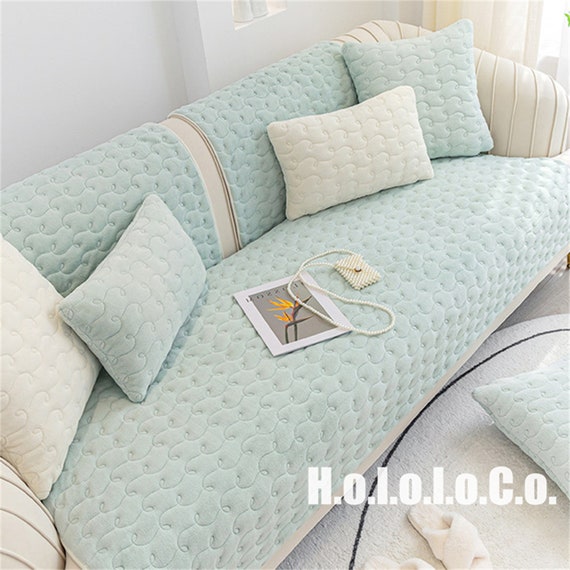 Soft Plush Sofa Cover,soft Minimalist Non-slip Washable Cushion