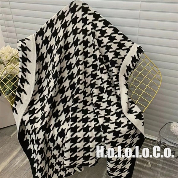 Houndstooth Blanket Etsy