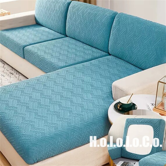 Solid Stretchy Chaise Cushion Cover multiple colors Stretch Sofa