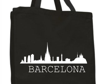 skyline canvas grocery bolsa