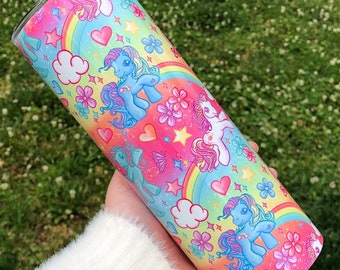 Little Pony Rainbow Steel Tumbler