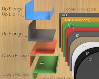 Metal Floating Shelf Forged Powder-Coated Metal Wall Shelves for Kitchen Office Hotel Commercial