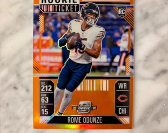 Rome Odunze Rookie card Chicago Bears Optic Rookie Contenders