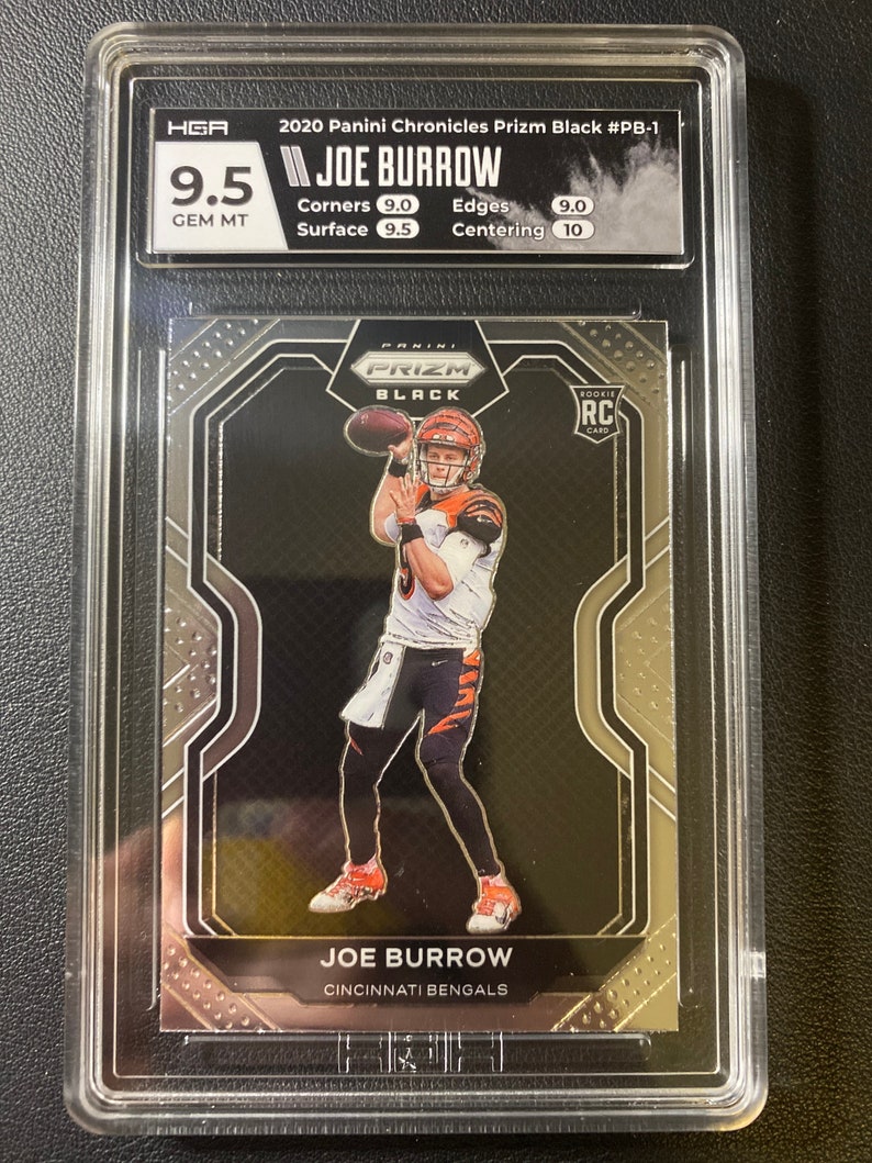 joe burrow rookie card graded GMA Mint 9 Graded 2020 Panini Chronicles Draft