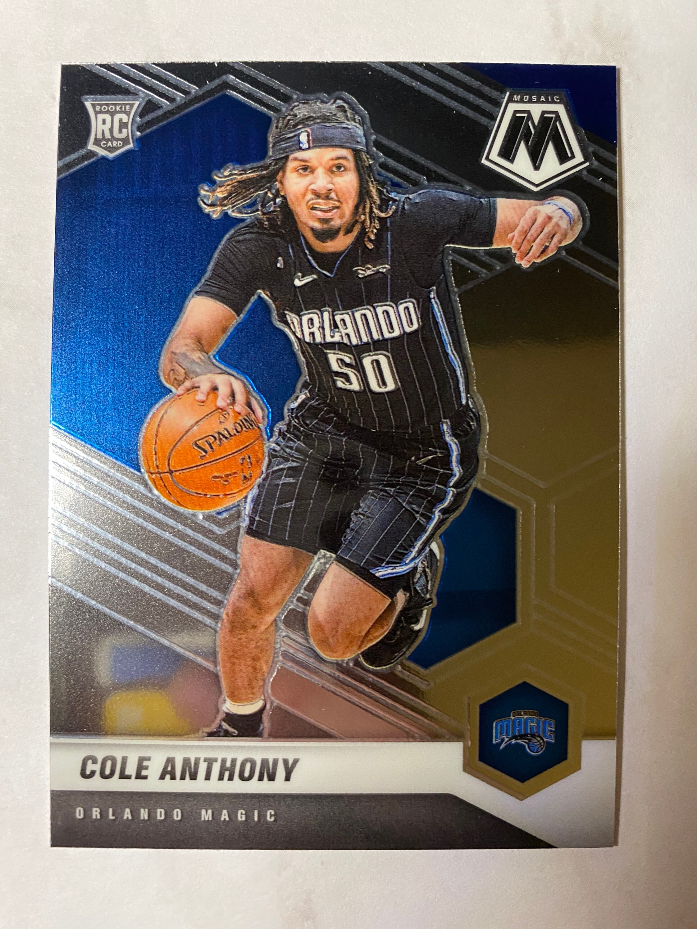 Cole Anthony Rookie Card by Panini Mosaic. Cole Anthony Dunk - Etsy Israel