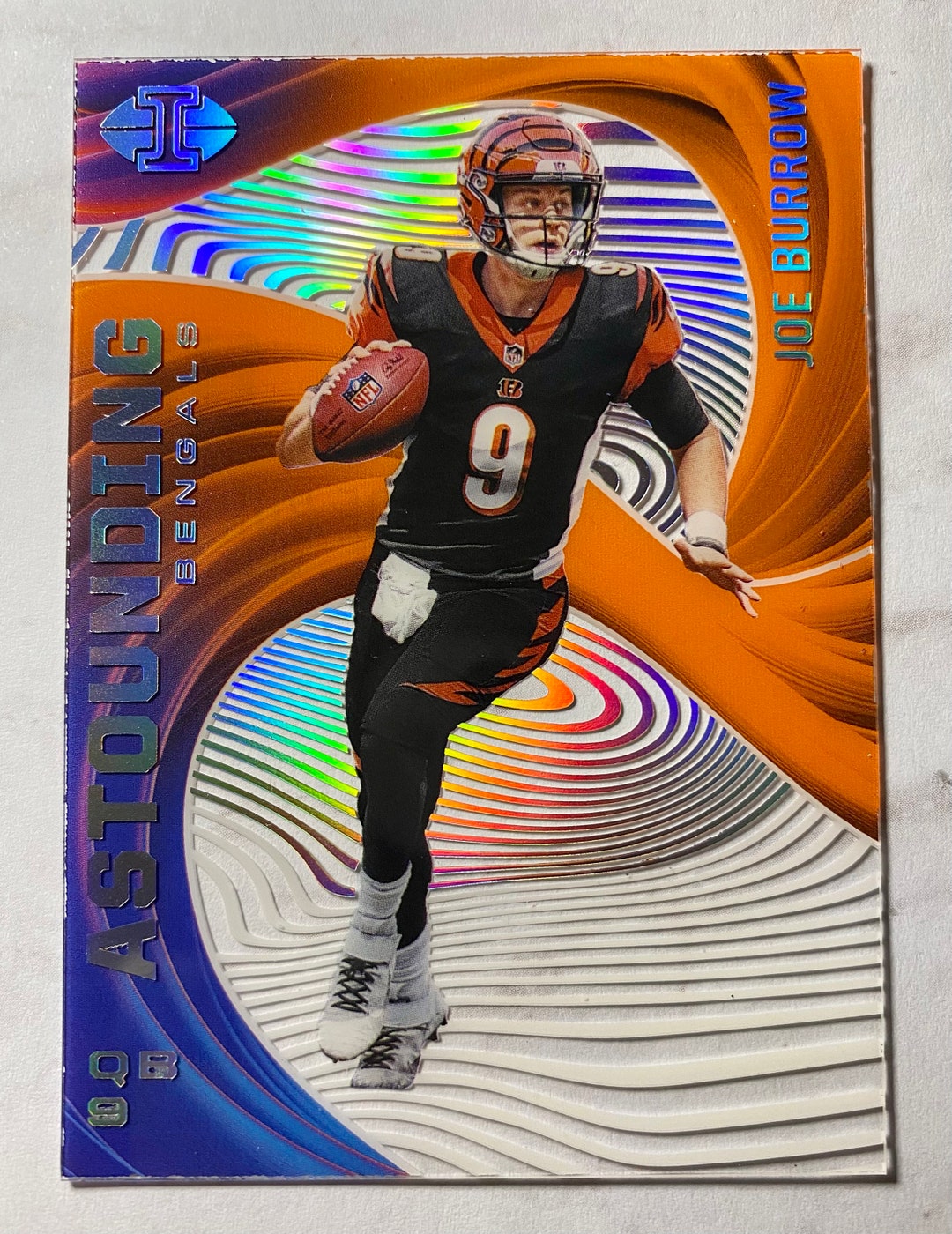 Joe Burrow Rookie Card Insert From Panini Illusion Cincinnati Etsy