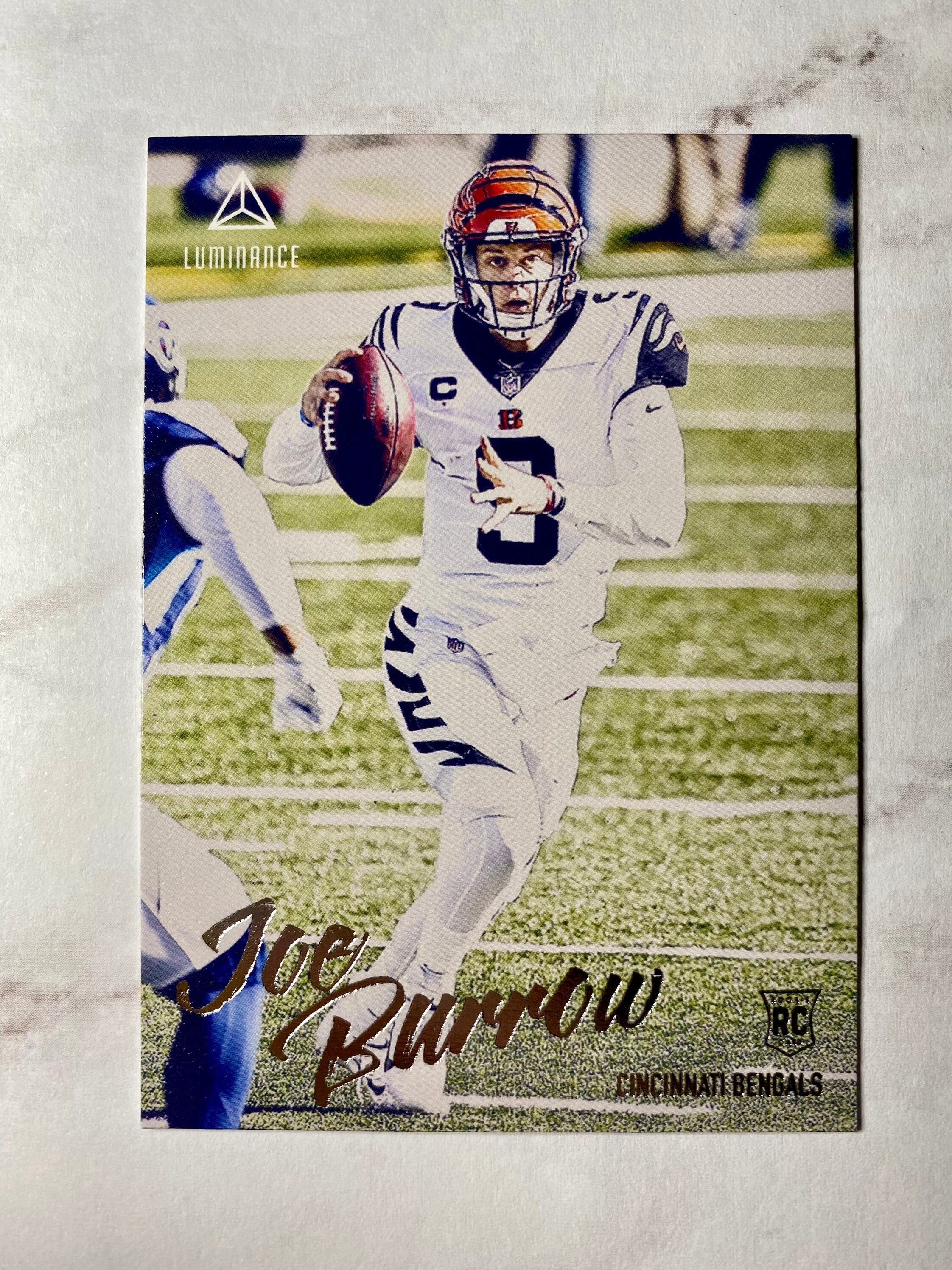 Joe Burrow Rookie Card From Panini Chronicles Luminance Line - Etsy Finland