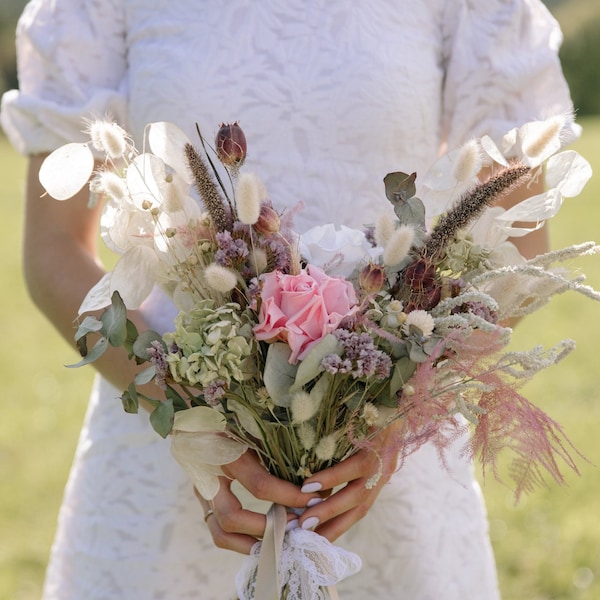 Bouquet de mariée Boho style