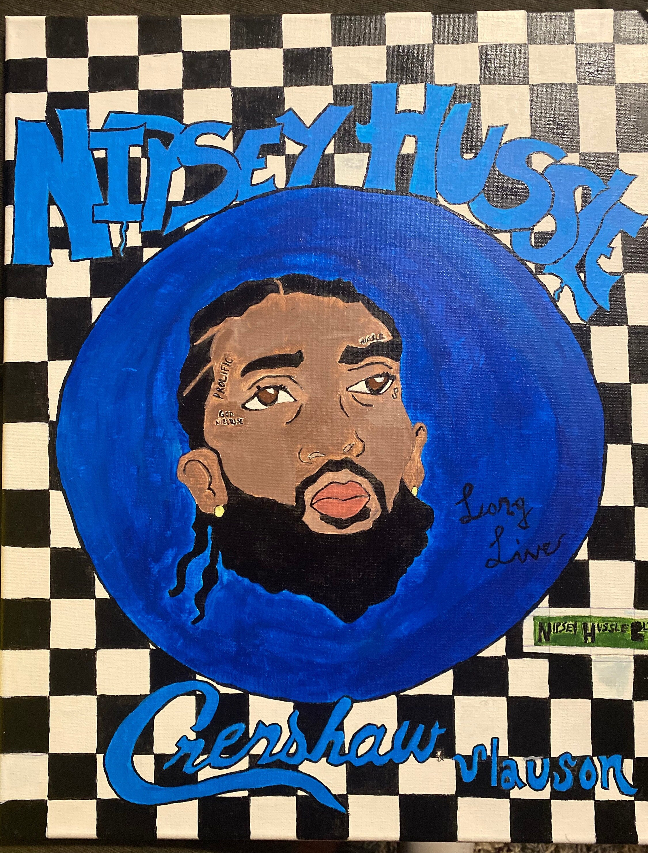 Nipsey Hussle Crenshaw Blue