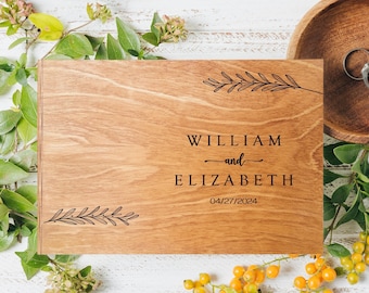 Wedding Guestbook, Personalized Wooden Guest book Perfect for Wedding, Photobooth, Photo Album, Wedding Album