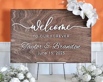 3D Wedding Welcome Sign, Personalized Wedding Sign, Wedding Venue Sign, Custom Wedding gift for Daughter