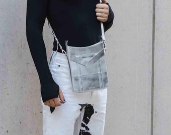 Leder Urban Crossbody Bag, Unisex Crossbody, Festival Outfit, Festival bag, Festival Holster, Geschenk für Sie