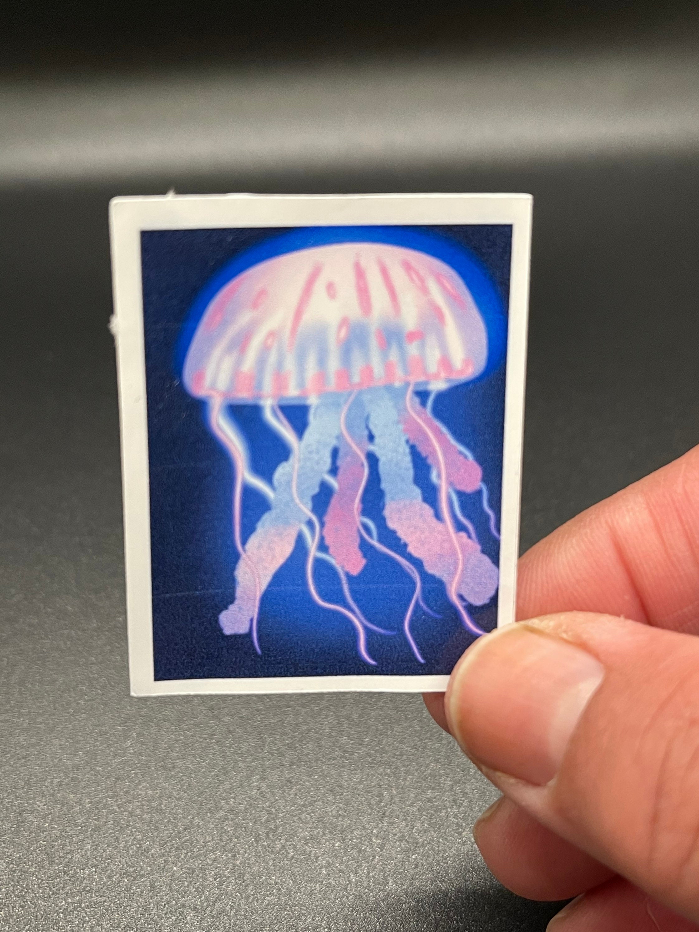 Jellyfish Sticker, Sea Sticker, Cool Sticker, Jellyfish, Etsy