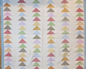 Flying Geese Quilt, Modern Interpretation